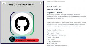 Buy GitHub Accounts
