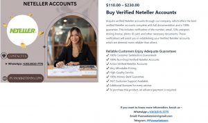 Buy Verified NetellerAccount